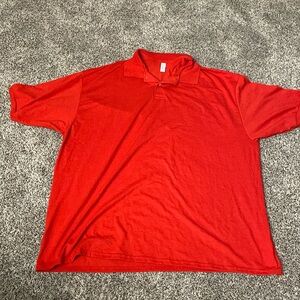 NWOT Men’s red polo t shirt 🎄